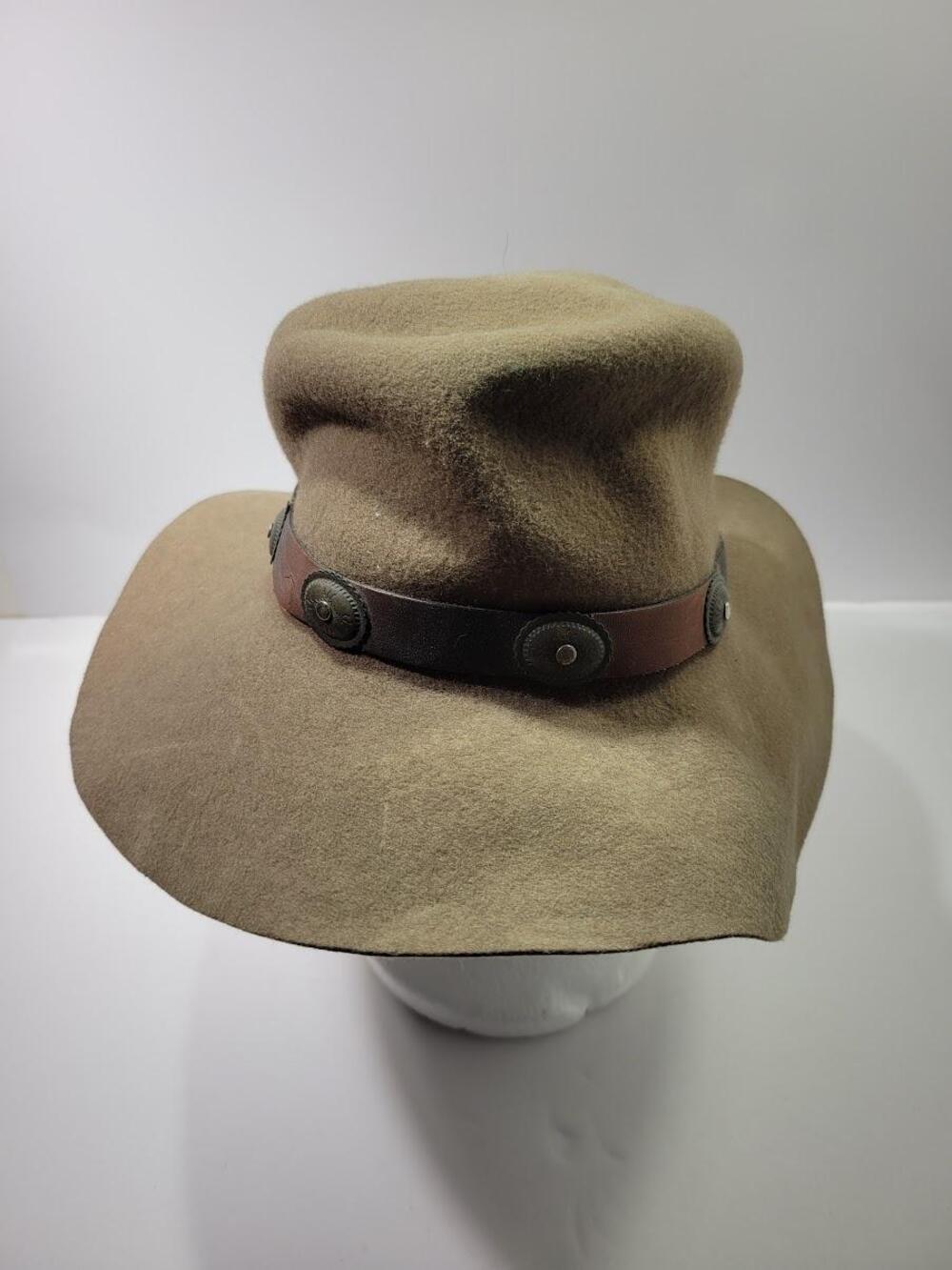Silver Canyon Hat Cowboy Mens One Size Brown Wool Felt Wide Brim Western